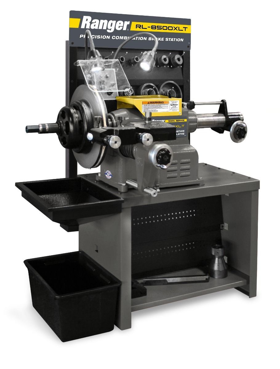 Bendpak rl 8500xlt brake lathe gray yellow recovered