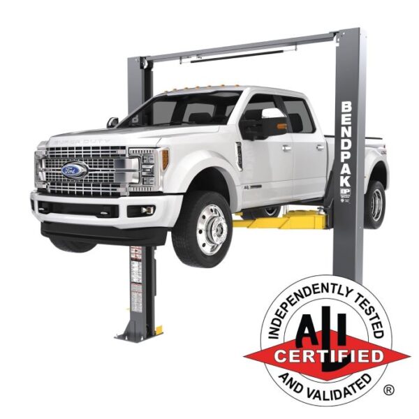 bendpak 12apx high rise commercial two post lift 12000 lbs capacity 5175556 ali certified